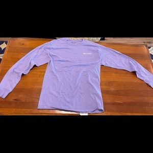 Purple champion long sleeve t shirt size mens medium